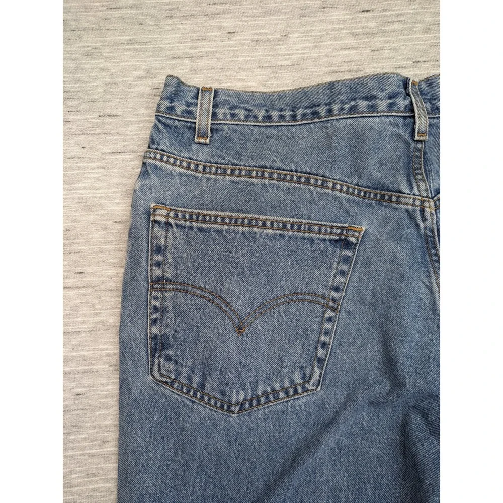Vtg Levi's Relaxed Fit Jeans Straight Leg Denim Pants Casual Classic 40x32 STAIN